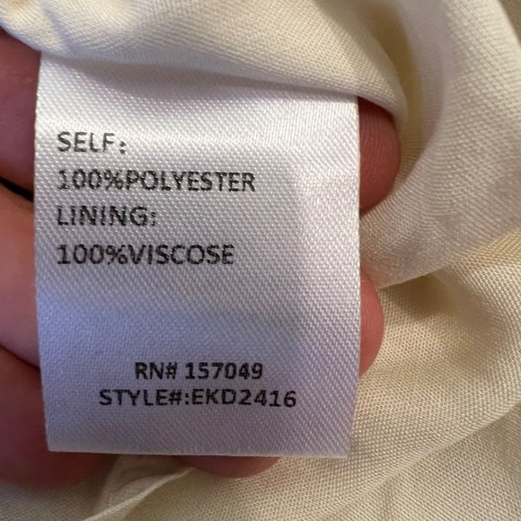 Fanco Tie Dye V-Neck Mini A-Line Dress Mint Orange Size Medium NWT - Picture 8 of 10